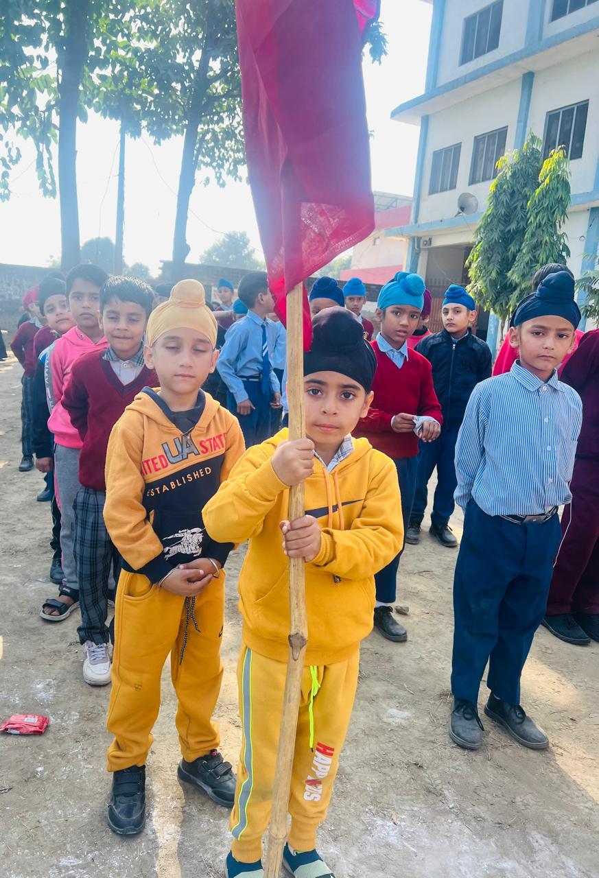 Students during outdoor activity